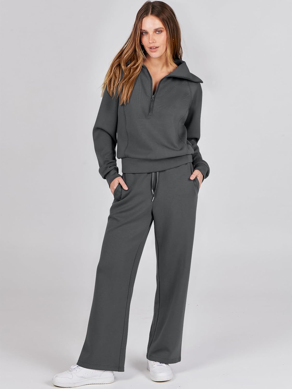 Oversized Sweatshirt And Sweatpants Set - Image 6
