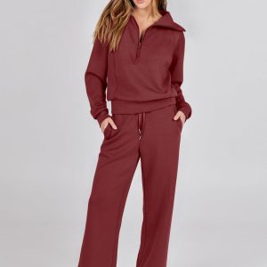 Oversized Sweatshirt And Sweatpants Set - Image 7