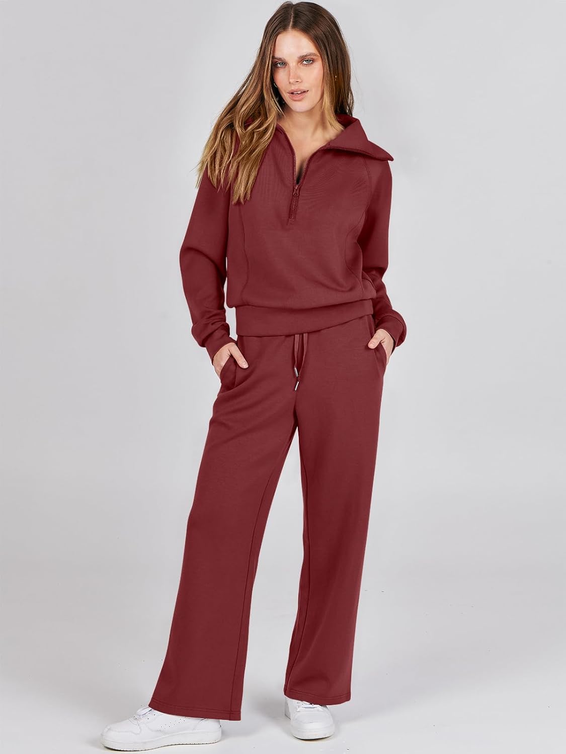 Oversized Sweatshirt And Sweatpants Set - Image 7