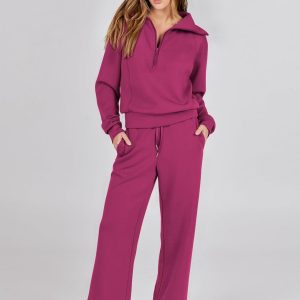 Oversized Sweatshirt And Sweatpants Set - Image 8