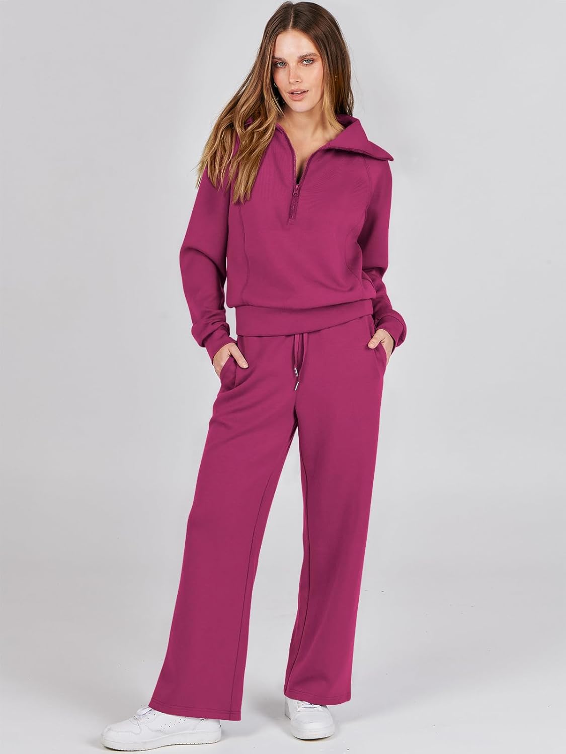 Oversized Sweatshirt And Sweatpants Set - Image 8