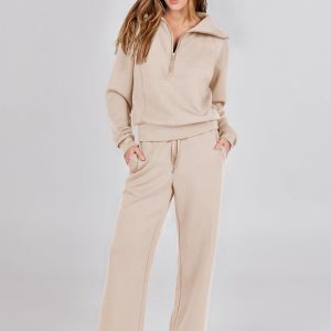 Oversized Sweatshirt And Sweatpants Set - Image 4