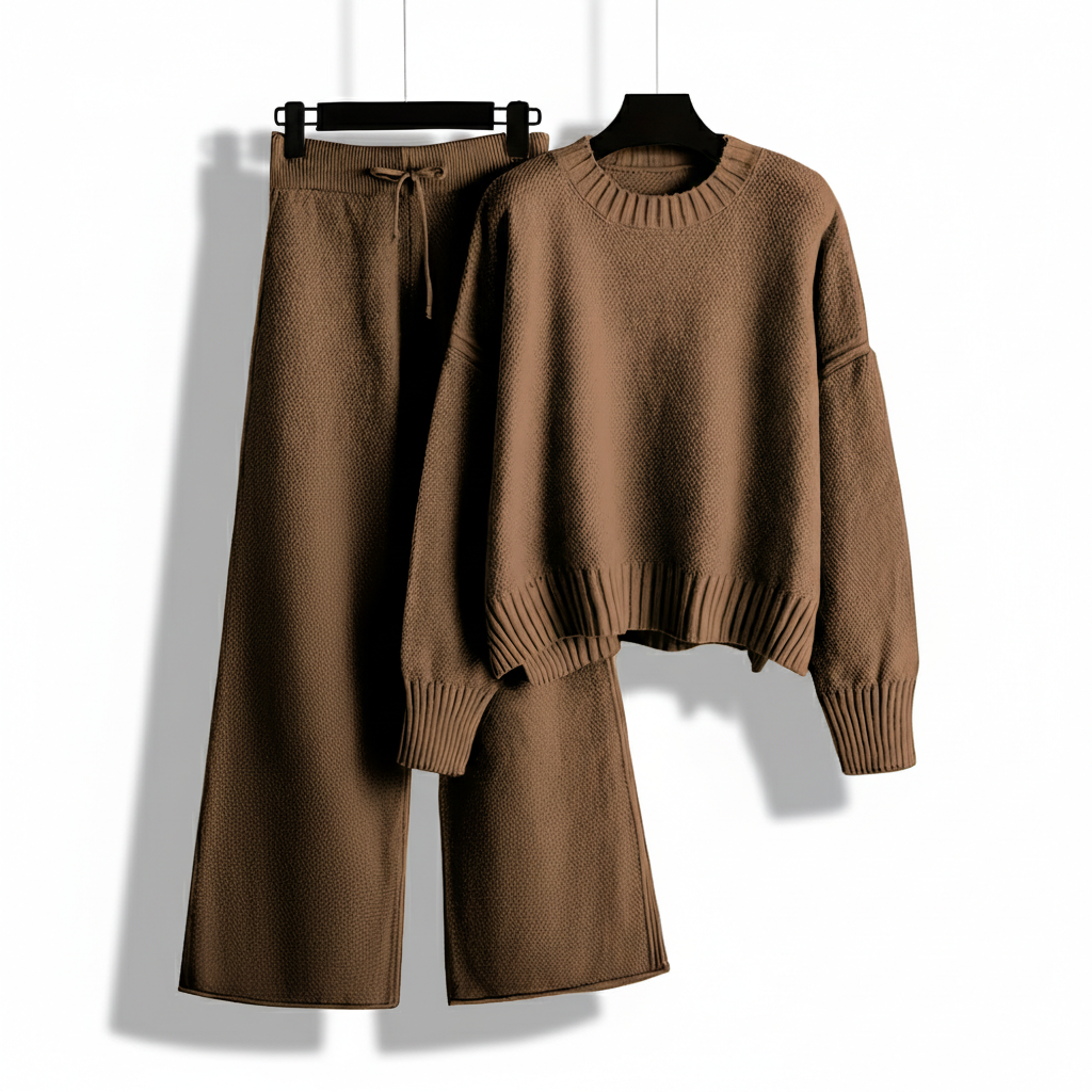 Fashionable Knitted Two Piece Set For Women - Image 7
