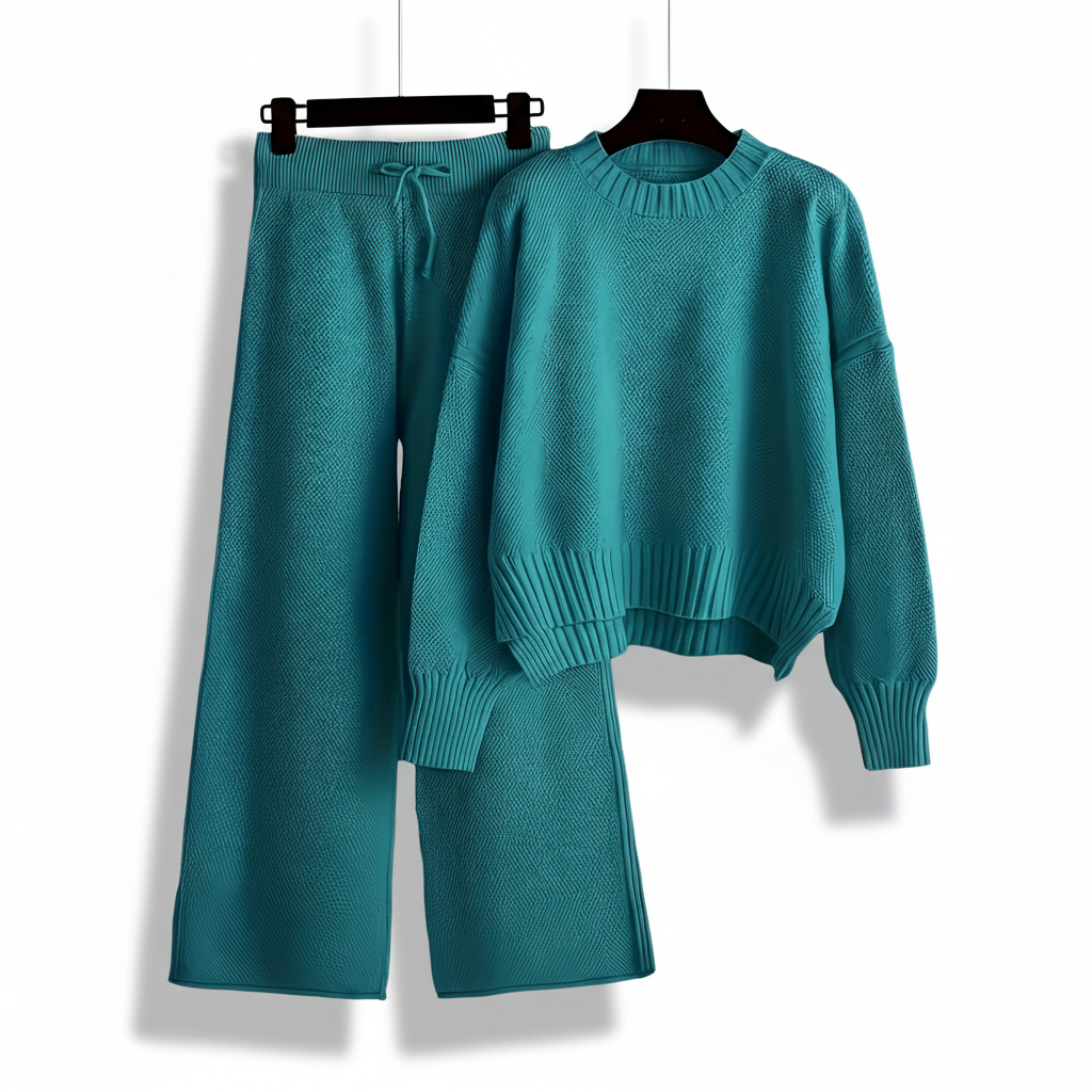 Fashionable Knitted Two Piece Set For Women - Image 12