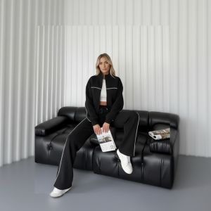 Zip Up Oversized Jogger Tracksuit Set - Image 8