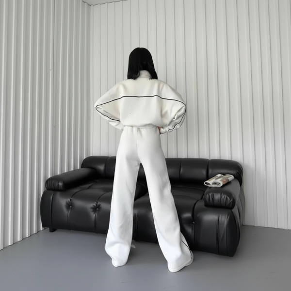 Zip Up Oversized Jogger Tracksuit Set
