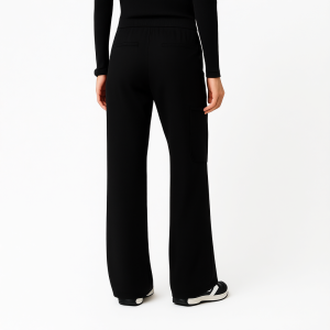 Women Professional Scrub Set with Cargo Pants and One Pocket Top - Image 5