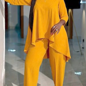 Long Sleeved Two Piece Loose Fit Outfit - Image 1