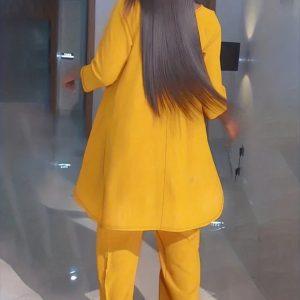 Long Sleeved Two Piece Loose Fit Outfit - Image 14