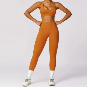 Women Seamless Yoga Set - Image 6