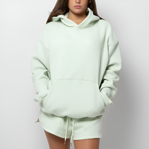 Pastel Hoodie And Shorts Set - Image 7