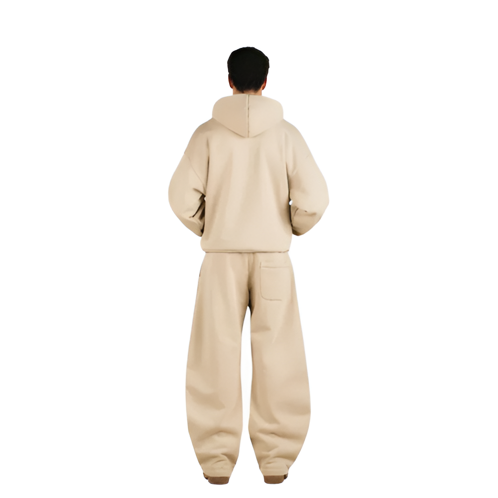 Zipper Hoodie And Sweatpants Set - Image 12