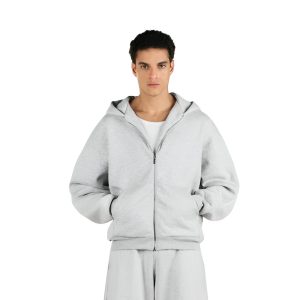 Zipper Hoodie And Sweatpants Set - Image 13