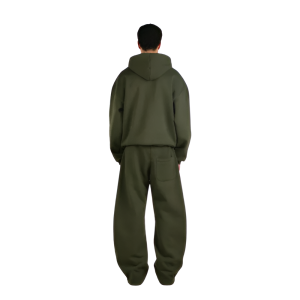 Zipper Hoodie And Sweatpants Set - Image 7