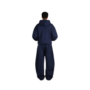 Zipper Hoodie And Sweatpants Set - Image 9
