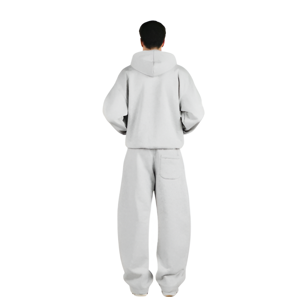 Zipper Hoodie And Sweatpants Set - Image 14