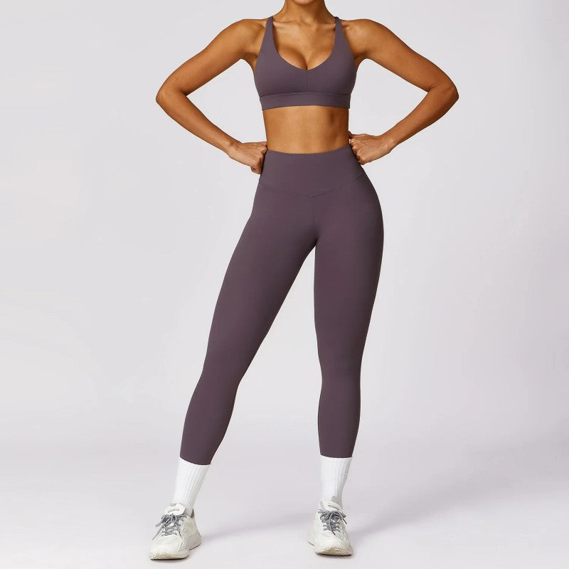 Women Seamless Yoga Set - Image 10