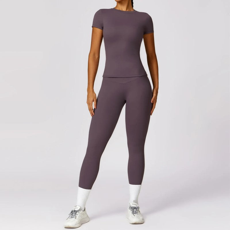 Women Seamless Yoga Set - Image 9