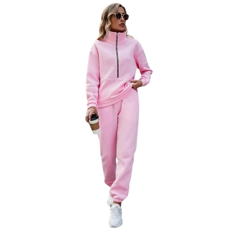 Zipper Top And Jogger Set - Image 18